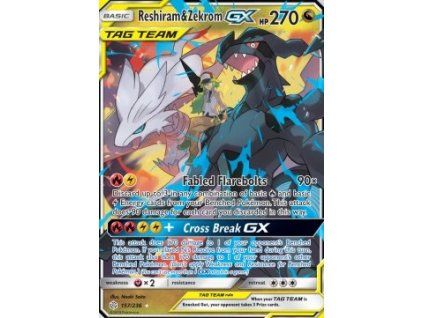 62543 cec 157 236 reshiram zekrom gx cosmic eclipse