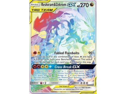 62627 cec 259 236 reshiram zekrom gx cosmic eclipse