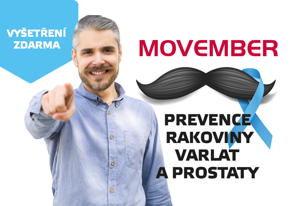 MOVEMBER 2022 - Prevence rakoviny varlat a prostaty