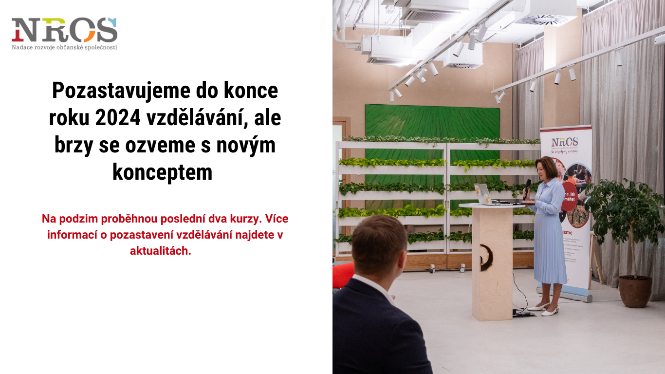 NROS pozastavuje vzdělávání