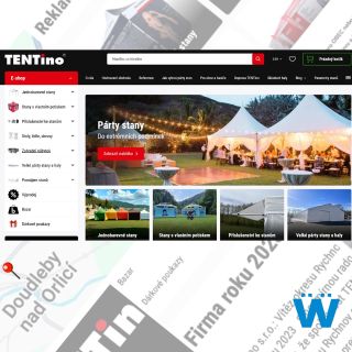 Tentino je e-shop, kde seženete vše pro perfektní zahradní párty. Nabízejí obrovský výběr párty stanů ⛺️🥳, příslušenství a...