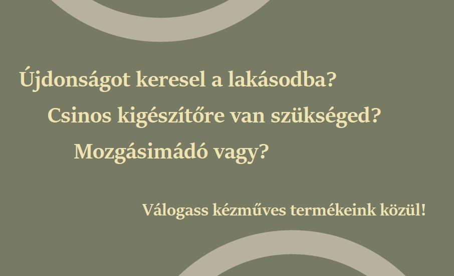 Kézműves termékek