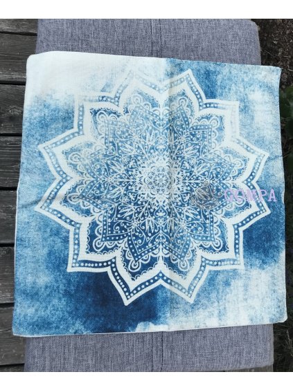 Díszpárna huzat, mandala