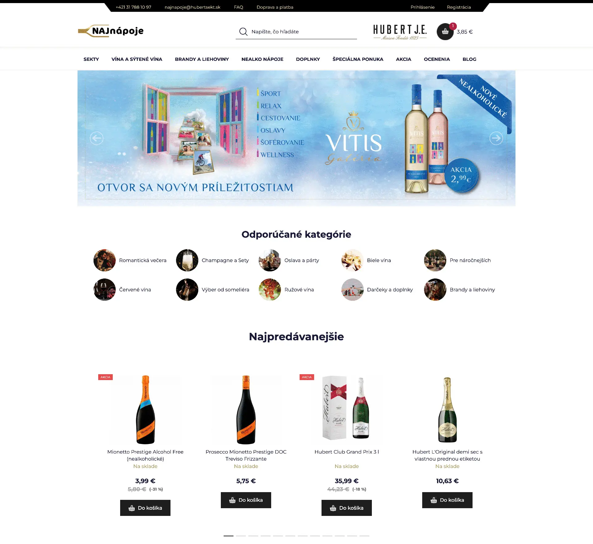 Náhľad e-shopu