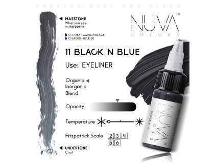 25000 1 11 black n bule eu eyeliner