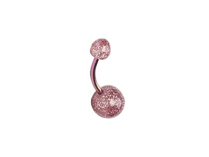 Titanový Piranha piercing barevný banánek 1,6 x 10mm :: Titanový banánek - zlatý (: Titanový banánek - zlatý)