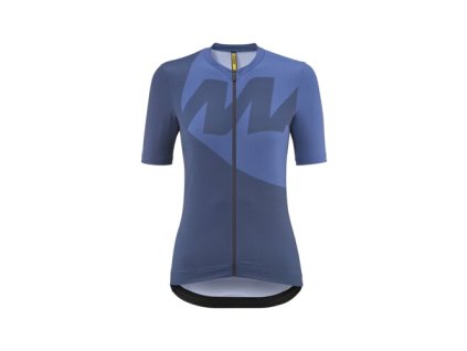 MAVIC DÁMSKÝ DRES S KRÁTKÝM RUKÁVEM ICON GRAPHIC DEEP BLUE (Varianta XS)