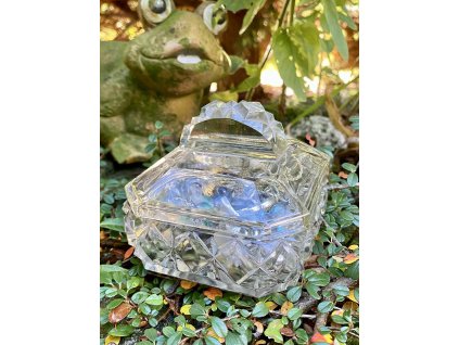 Skleněná dózička Sklo