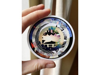 Samolepka lotosová mandala Lotosový květ