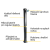 Hawaj solární sprcha Alu 40L černá