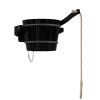 HUUM Polévací vědro smrk black 18L
