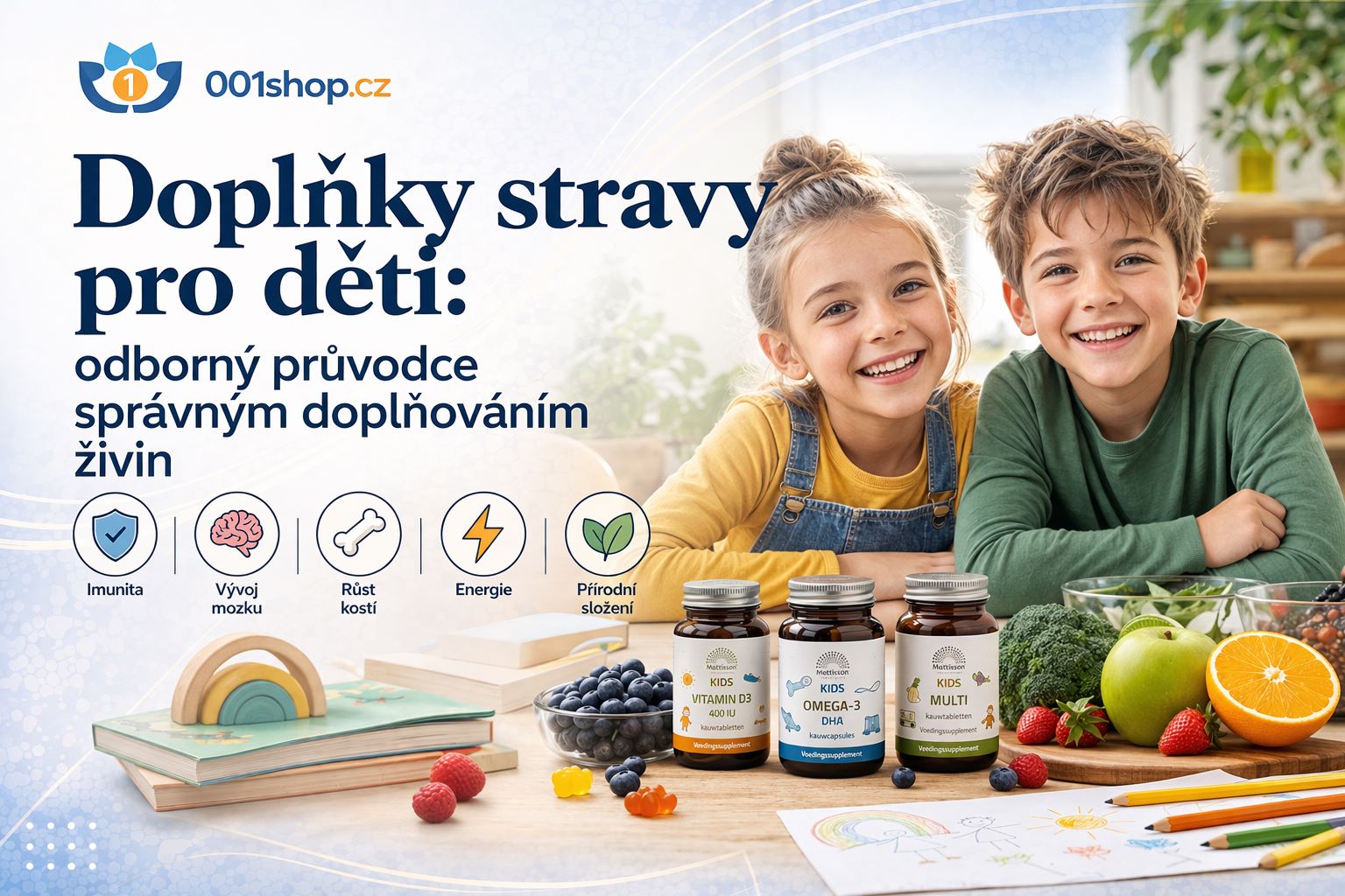 Doplňky stravy pro děti: odborný průvodce správným doplňováním živin