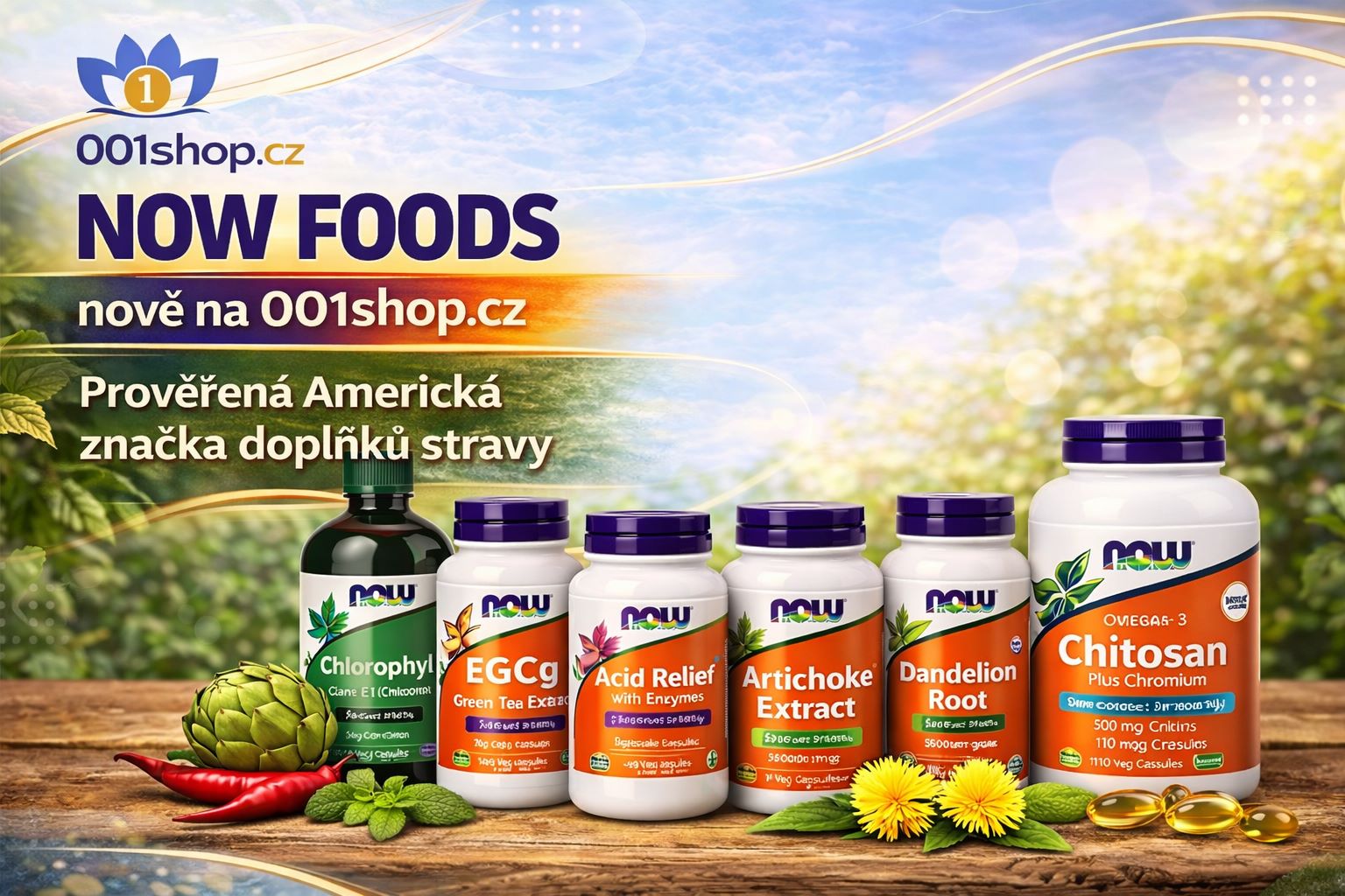 NOW Foods na 001shop.cz: Prověřená Americká značka doplňků stravy
