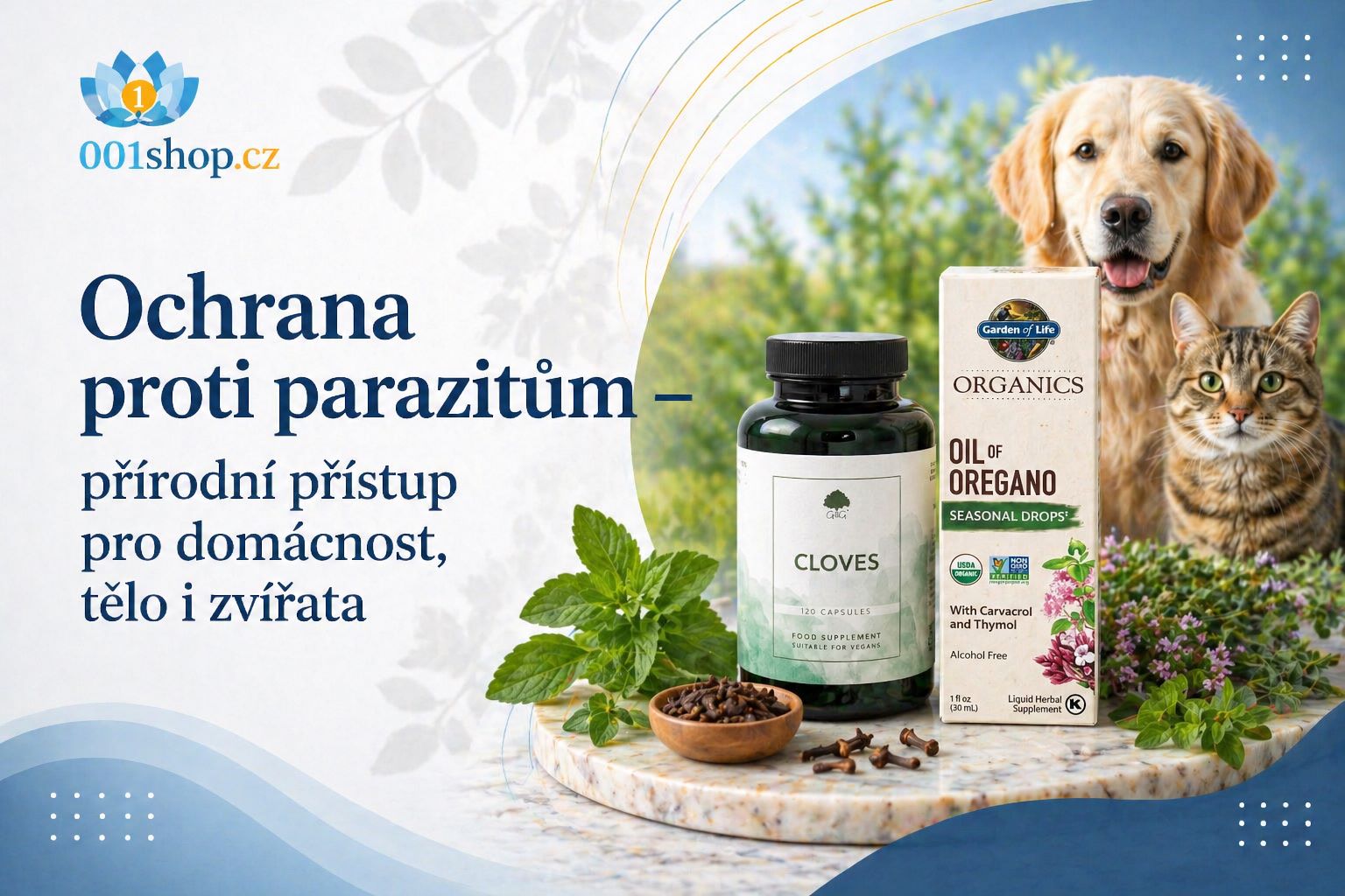 Ochrana proti parazitům – přírodní přístup pro domácnost, tělo i zvířata