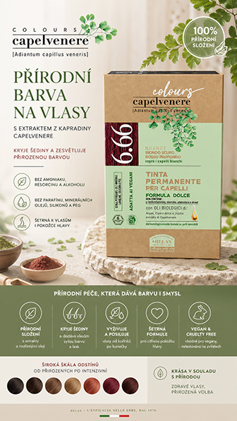 Italské veganské barvy na vlasy