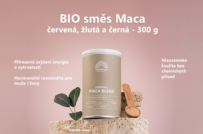Mattisson BIO směs Maca - červená, žlutá a černá