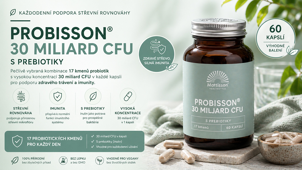 Mattisson Probiotika 30 miliard CFU