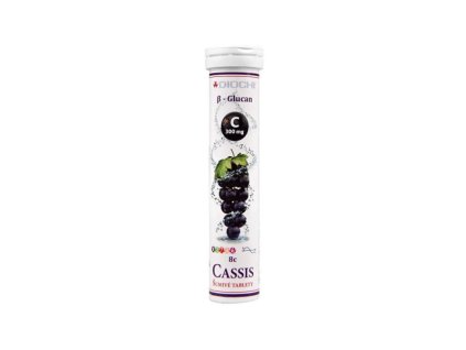 Comprimidos efervescentes Diochi Vitamin Cassis - 20 comprimidos