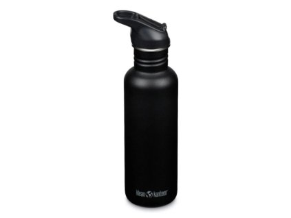 Klean Kanteen Classic - láhev 800 ml se sportovním uzávěrem - černá