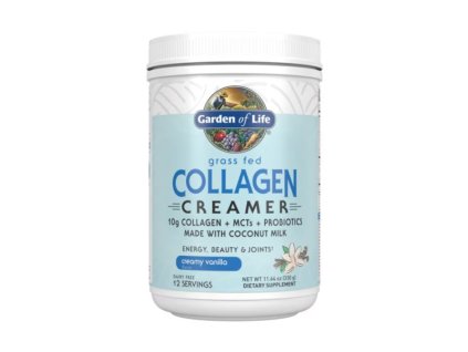 Garden of Life - Grass Fed Collagen Creamer, Creamy Vanilla - 330 g