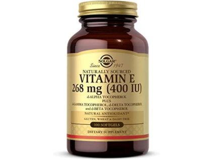 Solgar Vitamin E 268 mg (400 IU) směs tokoferolů – 100 tobolek