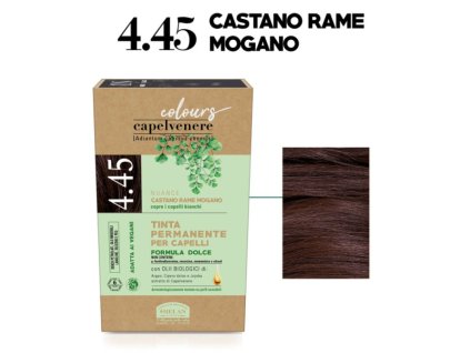 Helan Přírodní barva na vlasy 125ml - Mahagonově měděná hnědá 4.45