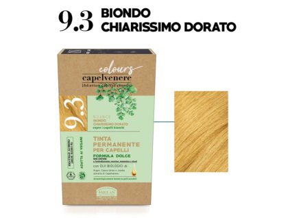 Helan Přírodní barva na vlasy 125ml - Velmi světlá zlatá blond 9.3