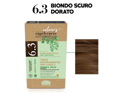 Helan Přírodní barva na vlasy 125ml - Zlatohnědá tmavě blond 6.3