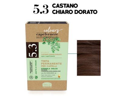 Helan Naravna barva za lase 125 ml - zlato rjava svetlo rjava 5.3