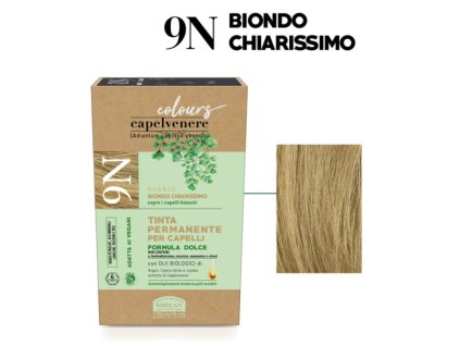 Helan Přírodní barva na vlasy 125ml - Velmi světlá blond 9N