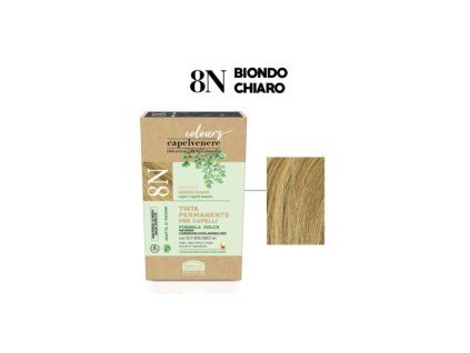 Helan Přírodní barva na vlasy 125ml - Světle blond 8N