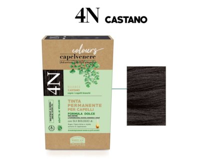 Helan Přírodní barva na vlasy 125ml - Hnědá 4N