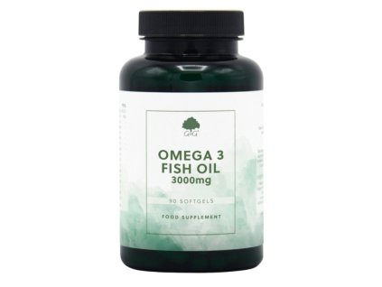 G&G Vitamins - Omega 3 Rybí olej 3000 mg – 90 tobolek
