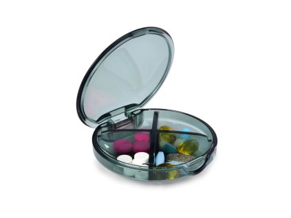 LÉKOVNÍK - Průhledný zásobník na léky a vitamíny