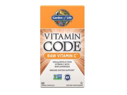 Garden of Life - Vitamin Code Raw Vitamin C - 60 vegan caps