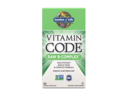 Garden of Life - Vitamin Code Raw B-Complex - 60 veganskih kapsula
