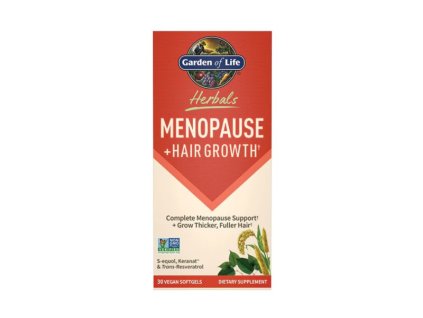 Garden of Life - Herbals Menopause + Hair Growth - 30 vegan softgels
