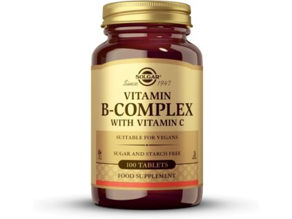 Solgar Vitamina B-complex + Vitamina C 100 compresse