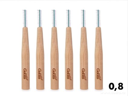 Set de periuțe interdentare din bambus GoEco® BAMBOO