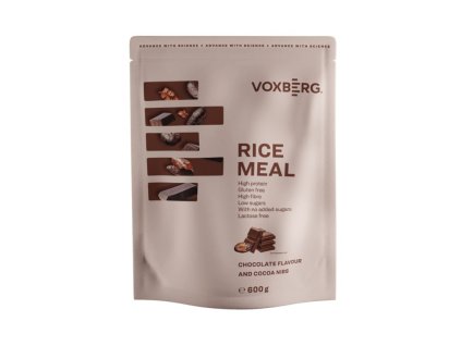Rice Meal - Rýžová proteinová kaše - čokoláda a kakaové boby - 600g