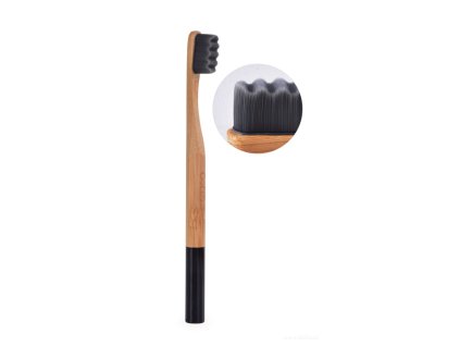 Zubní kartáček BAMBOO 10.000 VLÁKEN, GoEco® - černý