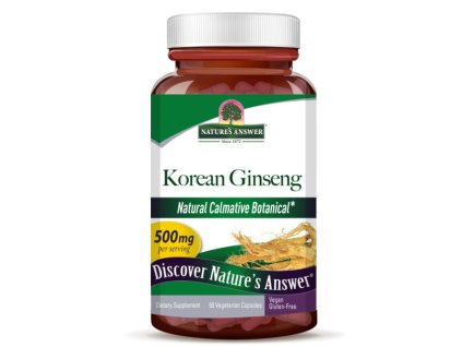 Nature’s Answer - Korejský ženšen, 500mg - 50 vcaps