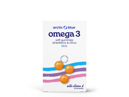Arctic Blue - Kids Omega 3  (250mg DHA, 70mg EPA & Vitamin D 200IU) - 30 gummies