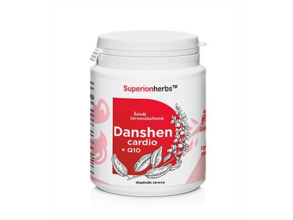 Superionherbs DANSHEN Q10 cardio - 90 kapslí