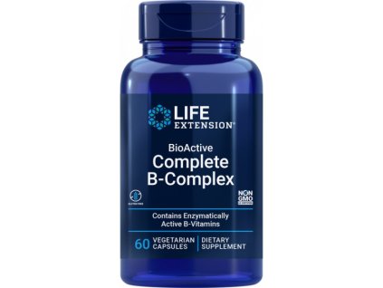 Complexe de vitamines B complet BioActive de Life Extension - 60 capsules végétales