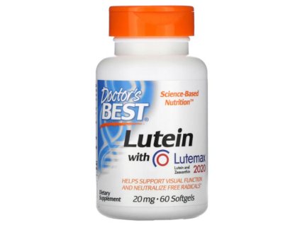 Doctor’s Best Lutein s Lutemax 2020, 20 mg - 60 kapslí