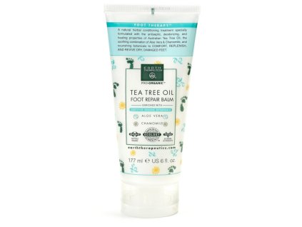 Earth Therapeutics Balzám na nohy s Tea Tree olejem - 177 ml