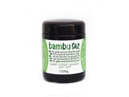 Sal de bambú 9x tostada - cristales 270g