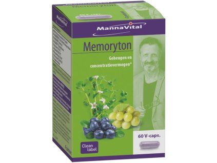 Mannavital Memoryton - 60 kapsułek V - EXP 11/25