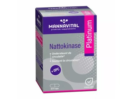 Mannavital Nattokináza Platinum 90 V-kapslí